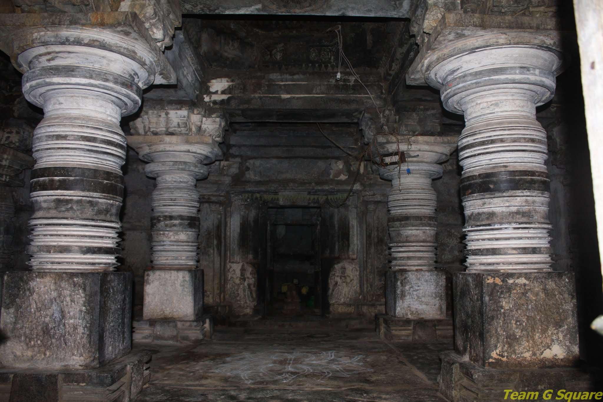 Inside Lord Eshwara Temple