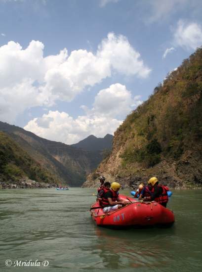 Rafting at Kaudiyala, Uttarakhand